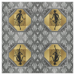 Gatsby Flapper Art Deco Fabric