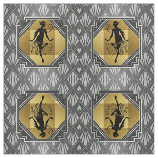 Gatsby Flapper Art Deco Fabric