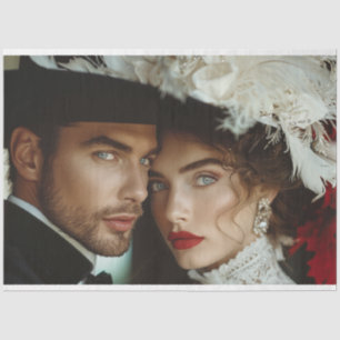 Gatsby Gala Lady and Gent Decoupage Tissue Paper