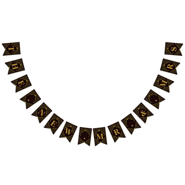 Gatsby Gold 2020's Wedding Bunting (All)
