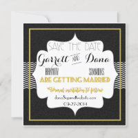 Gatsby Gold Wedding Suite Bridal Party