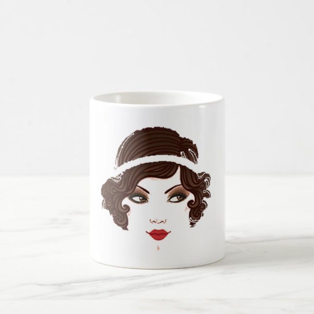 Gatsby Wedding Gatsby Gold Girl Mug (Center)