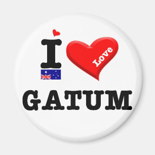 GATUM - I Love Magnet