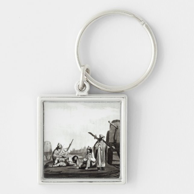 Gauchos  of Tucuman, 1820 Key Ring (Front)