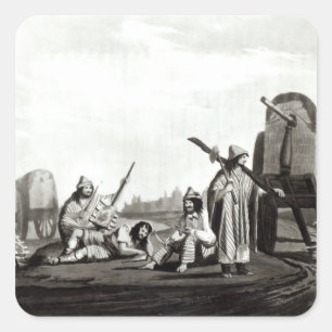 Gauchos of Tucuman, 1820 Square Sticker