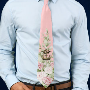 Gaudete Sunday Christmas Advent Roses Tie