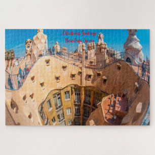 Gaudi Architecture Barcelona. Jigsaw Puzzle