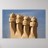 gaudi chimeys