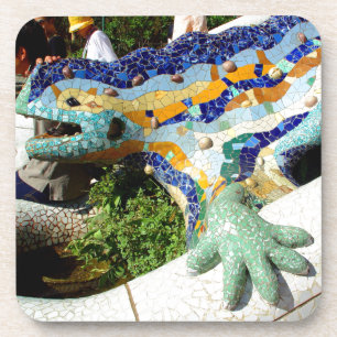 Gaudi Lizard Mosaics Coaster