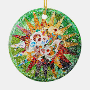 Gaudi Mosaic Ornament