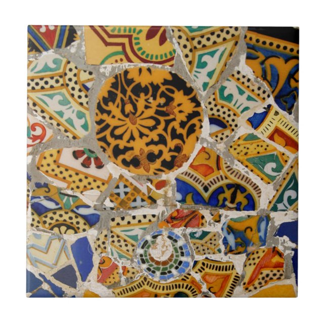 Gaudi Trencalis Ceramic Tile (Front)