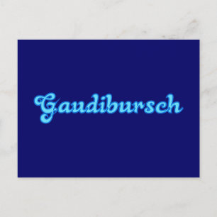 Gaudibursch Bayern bayrisch bayerisch Bavaria Postcard