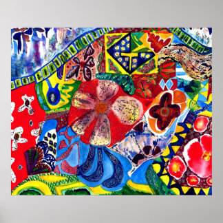 Gaudi's Bench One. Poster