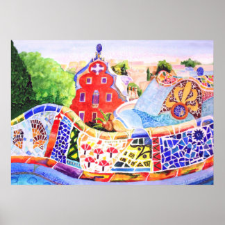 Gaudi's Park. Poster