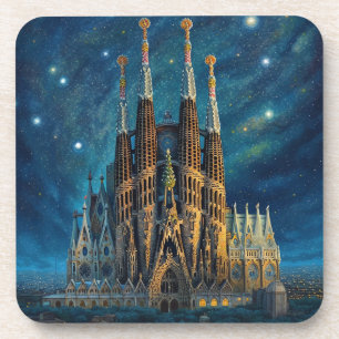 Gaudi's Starry Dream Barcelona Sagrada Familia Coaster