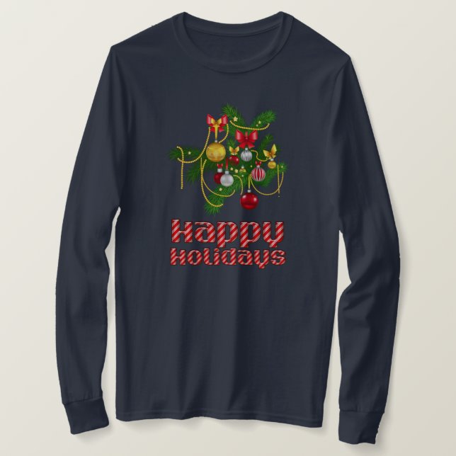 Gaudy Holidays T-Shirt (Design Front)