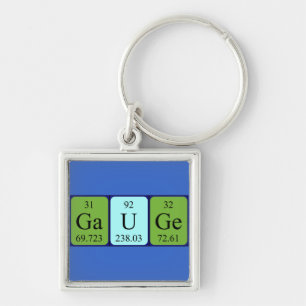 Gauge periodic table name keyring