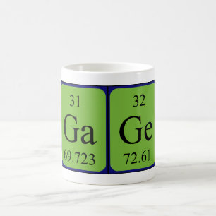 Gauge periodic table name mug