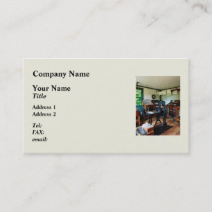 Gauges in machine Shop Business Card