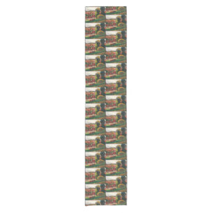 Gauguin A Farm in Brittany Vintage Landscape Art Short Table Runner