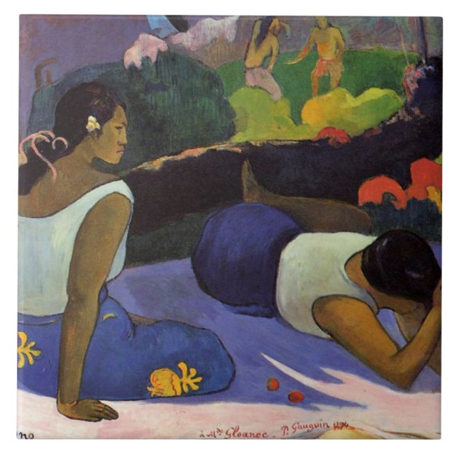 Gauguin - Arearea Ceramic Tile (Front)