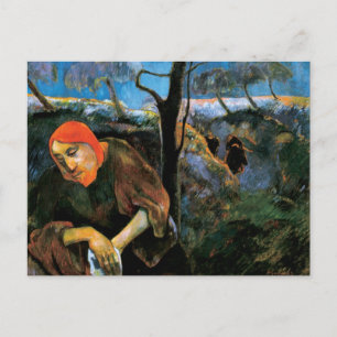 Gauguin Christ in the Garden of Olives Fine Art Postcard