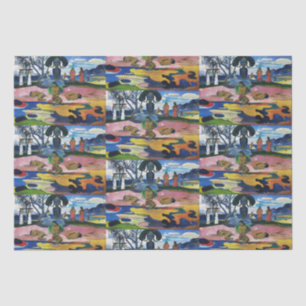 Gauguin Day of the God Mahana no atua Art Print Tissue Paper