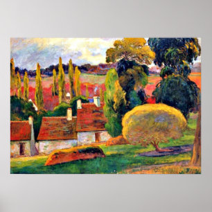 Gauguin: Farm in Brittany Poster
