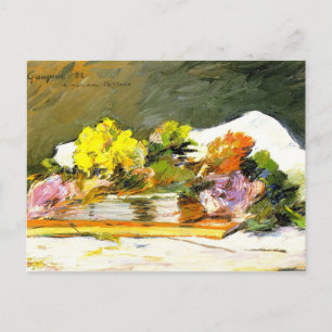 Gauguin - Flowers and Books Postcard