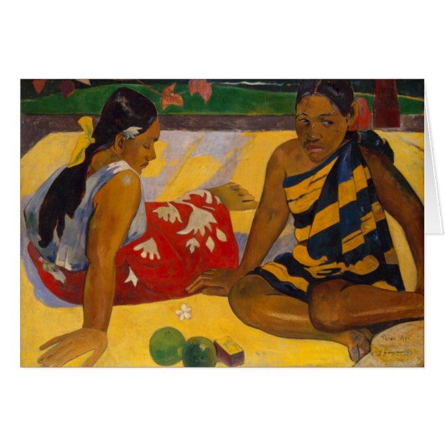 Gauguin French Polynesia Tahiti Women Painting (Front Horizontal)