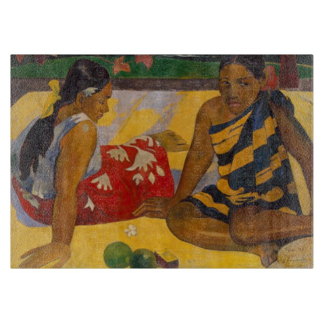 Gauguin French Polynesia Tahiti Women Painting Cutting Board (Front)