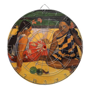 Gauguin French Polynesia Tahiti Women Painting Dartboard