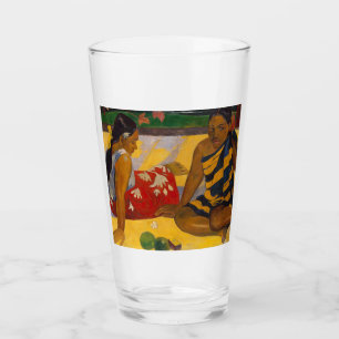Gauguin French Polynesia Tahiti Women Painting Glass