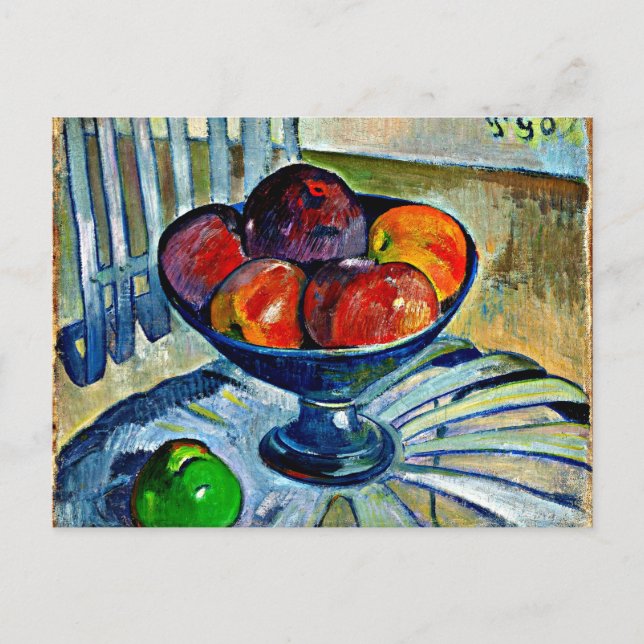 Gauguin - Fruit Dish on a Garden Chair Postcard (Front)