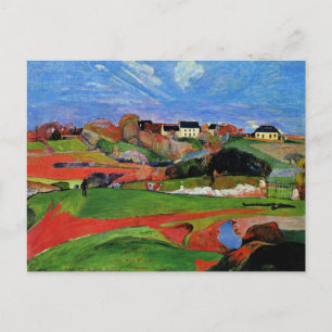 Gauguin - Landscape at le Pouldu Postcard