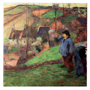 Gauguin - Landscape of Brittany Ceramic Tile