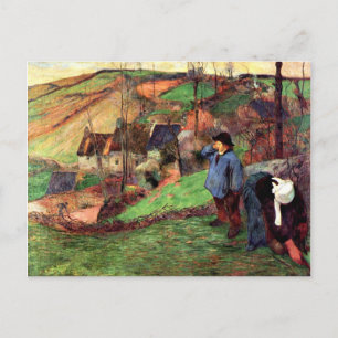 Gauguin - Landscape of Brittany Postcard