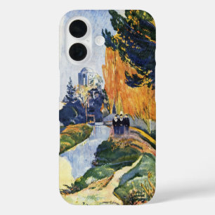 Gauguin Les Alyscamps,Tree Path Church Landscape iPhone 16 Case