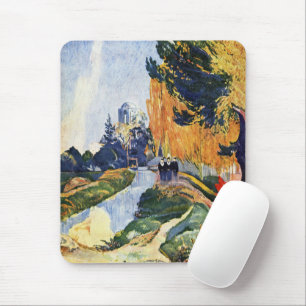 Gauguin Les Alyscamps Vintage Autumn Art Print Mouse Pad
