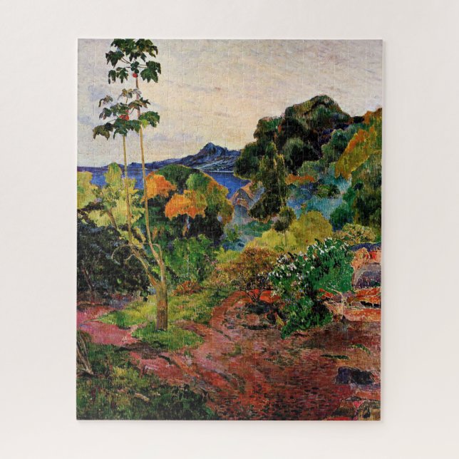 Gauguin - Martinique Landscape Jigsaw Puzzle (Vertical)