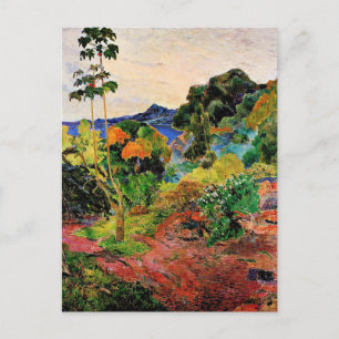 Gauguin - Martinique Landscape Postcard