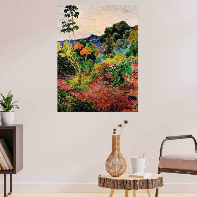 Gauguin - Martinique LandscapE, Poster (Living Room 3)