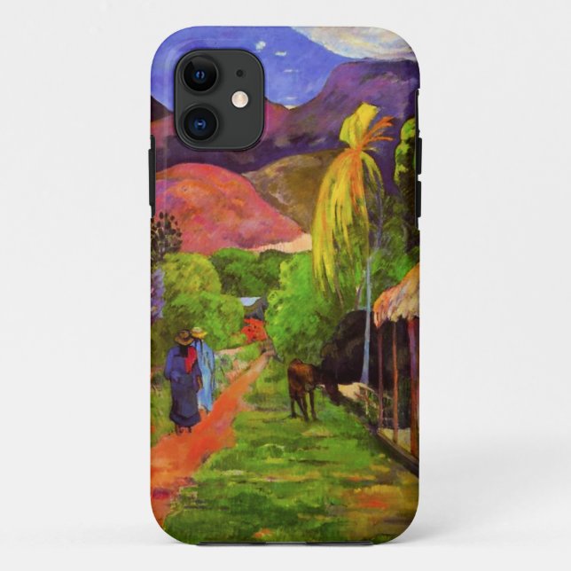 Gauguin Road in Tahiti iPhone 5 Case (Back)