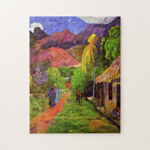 Gauguin Road in Tahiti Puzzle
