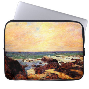 Gauguin - Rocks and Sea, Laptop Sleeve