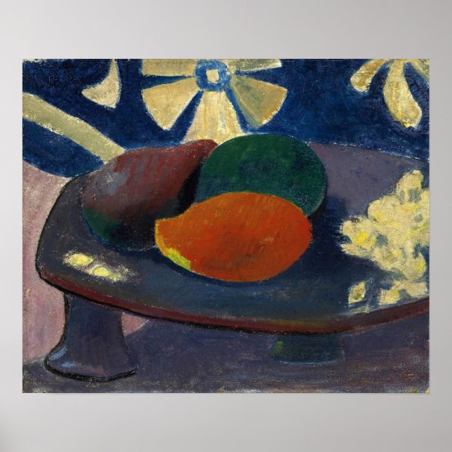 Gauguin - Still Life With Three Mangoes 1892 Poster (Front)