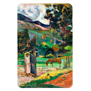 Gauguin - Tahitian Landscape, 1892 Magnet