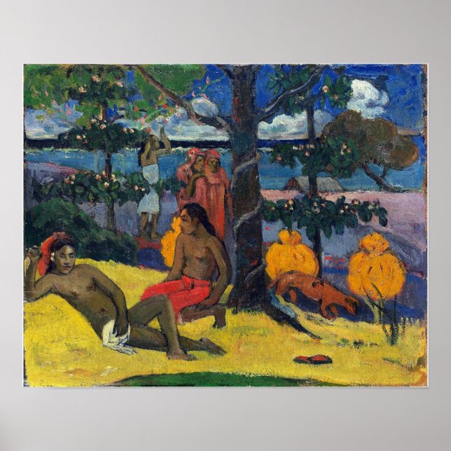 Gauguin - Tahitian Scene 1896 Poster (Front)