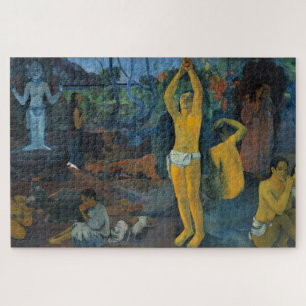 Gauguin Tahitian Women Where Do We Come From? Jigsaw Puzzle