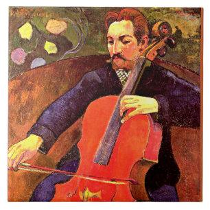 Gauguin - The Cellist Ceramic Tile